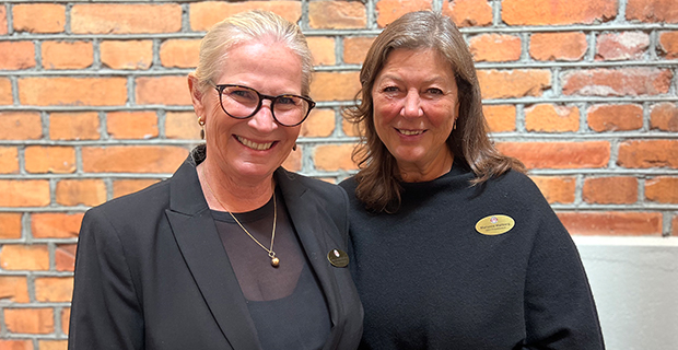 Heléne Reuterwall Thideman PR & Marketing Manager och Marianne Wallberg grundare av Stockholm Beer & Whisky Festival ser fram mot årets festival som startar idag.